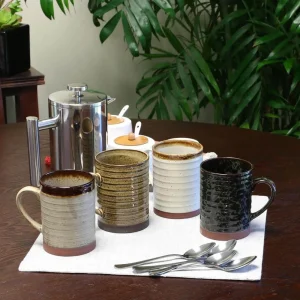 Terra Bella 18.5 oz Assorted Color Mugs – Set of 4